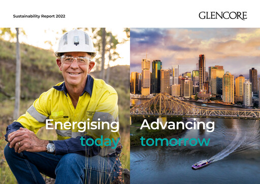 Thumbnail Glencore Sustainability Report 2022