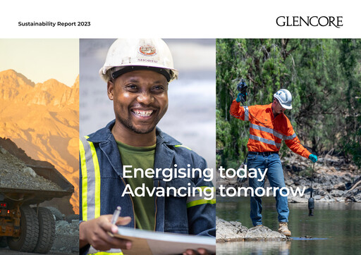 Thumbnail Glencore Sustainability Report 2023