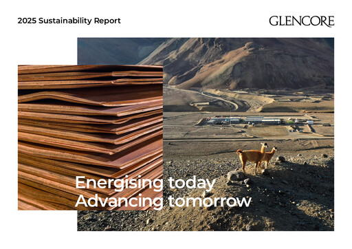 Thumbnail Glencore Sustainability Report 2025