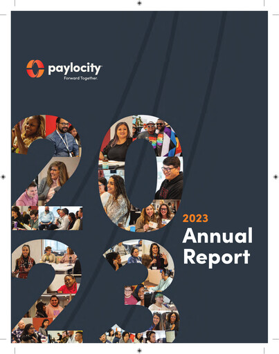 Miniature Paylocity Rapport annuel 2023