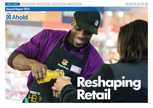 Thumbnail Ahold Delhaize Annual Report 2014