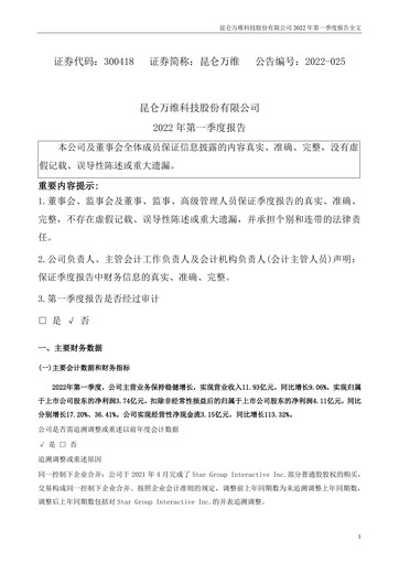 Thumbnail Kunlun Tech Quarterly Report 2022-q1