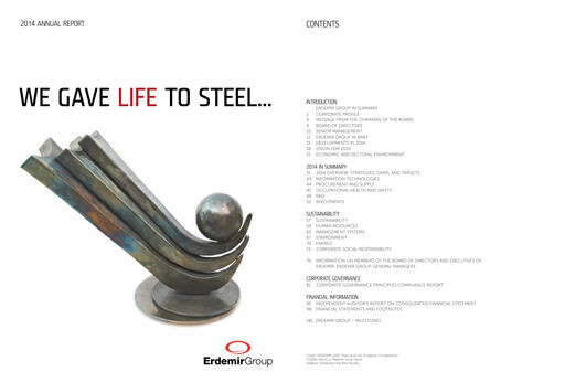 Thumbnail Erdemir Annual Report 2014