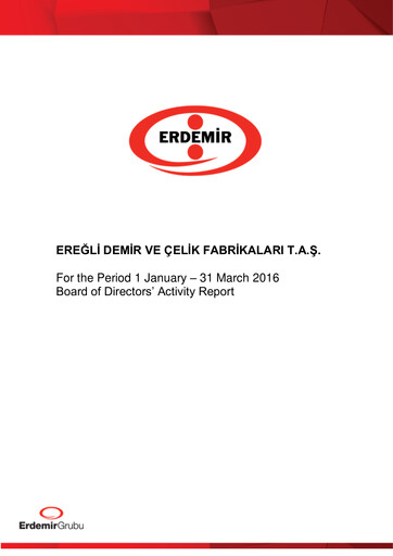 Thumbnail Erdemir Quarterly Report 2016-q1