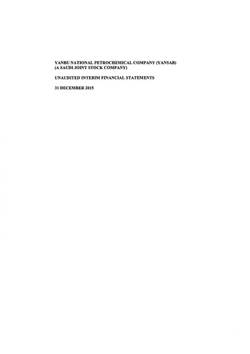 Thumbnail Yanbu National Petrochemical Financial Statement 2015