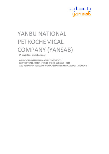 Thumbnail Yanbu National Petrochemical Financial Statement 2025-q1