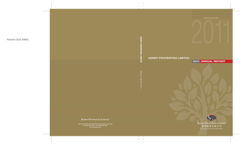 Thumbnail Kerry Properties Annual Report 2011