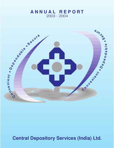 Thumbnail CDSL Annual Report 2003-2004