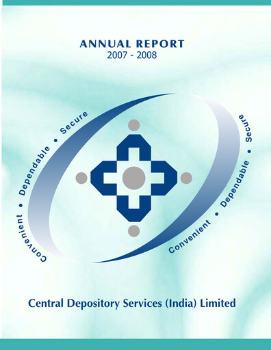 Thumbnail CDSL Annual Report 2007-2008