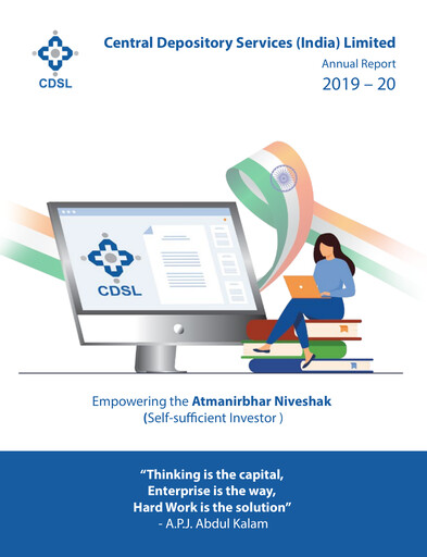 Thumbnail CDSL Annual Report 2019-2020