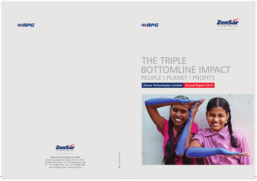 Thumbnail Zensar Annual Report 2014