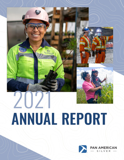 Thumbnail Pan American Silver
 Annual Report 2021