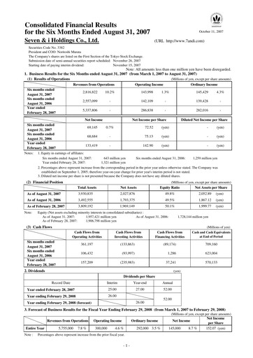 Thumbnail 7-Eleven Financial Statement 2007-h1