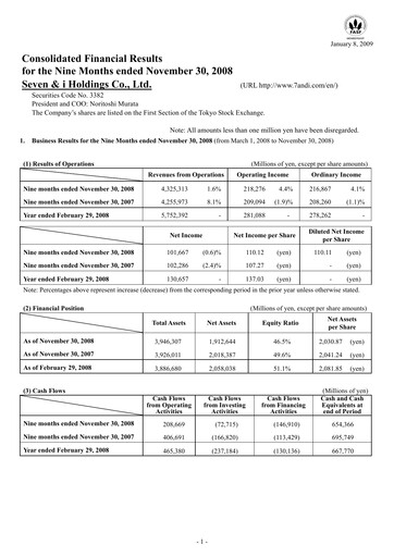 Thumbnail 7-Eleven Financial Statement 2008-9m
