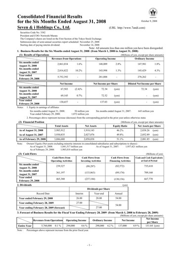 Thumbnail 7-Eleven Financial Statement 2008-h1