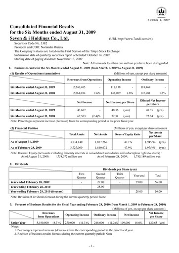 Thumbnail 7-Eleven Financial Statement 2009-h1