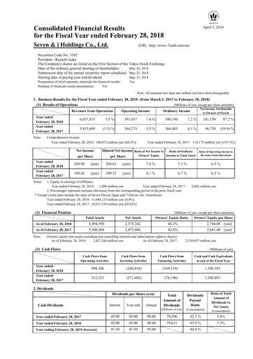 Thumbnail 7-Eleven Financial Statement 2017