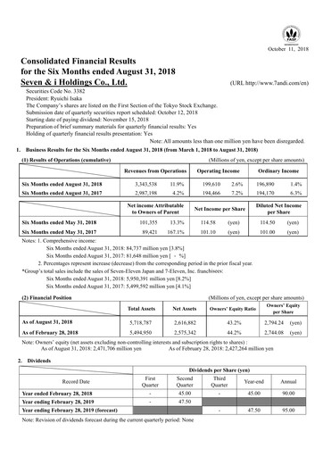 Thumbnail 7-Eleven Financial Statement 2018-h1