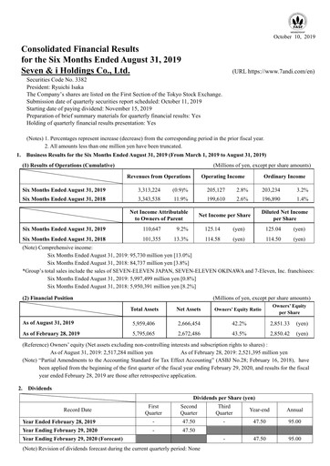 Thumbnail 7-Eleven Financial Statement 2019-h1