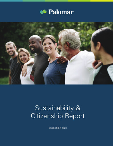Thumbnail Palomar Holdings Sustainability Report 2020