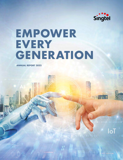 Miniature Singtel Rapport annuel 2022