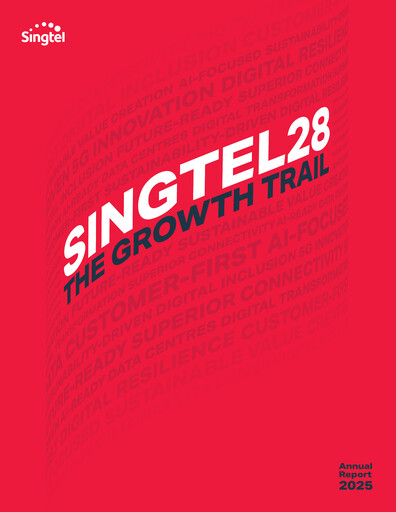Thumbnail Singtel Annual Report 2025
