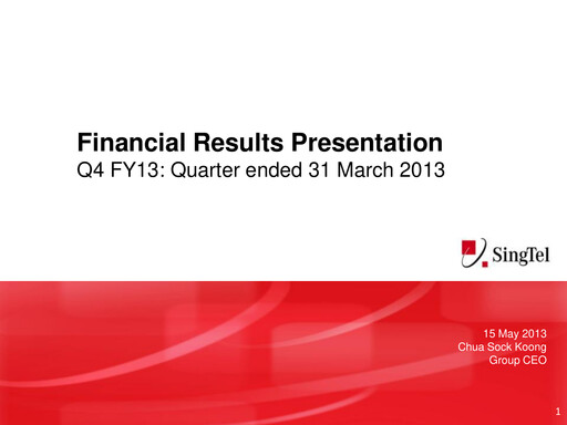 Thumbnail Singtel Financial Statement 2012