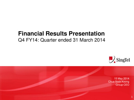 Thumbnail Singtel Financial Statement 2013
