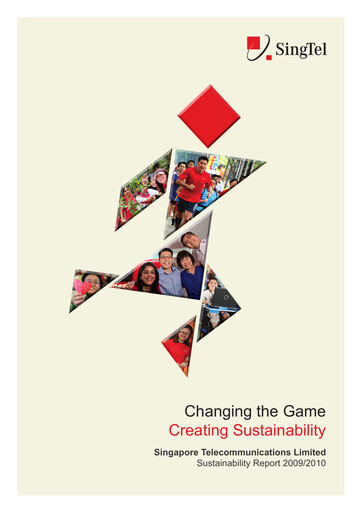 Thumbnail Singtel Sustainability Report 2010