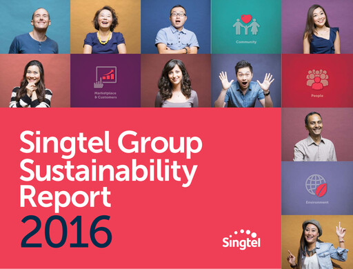 Thumbnail Singtel Sustainability Report 2016