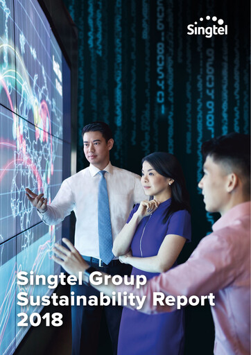 Thumbnail Singtel Sustainability Report 2018