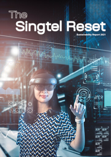 Thumbnail Singtel Sustainability Report 2021