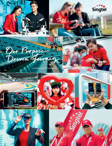 Thumbnail Singtel Sustainability Report 2023