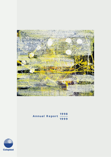 Thumbnail Coloplast Annual Report 1998-1999