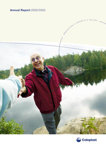 Thumbnail Coloplast Annual Report 2002-2003