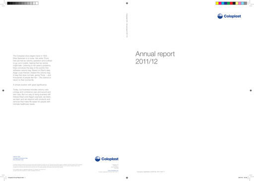 Thumbnail Coloplast Annual Report 2011-2012