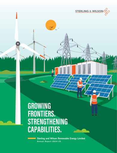 Thumbnail sterling & wilson solar Annual Report 2024-2025