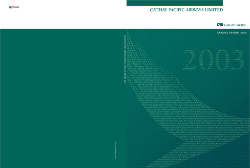 Thumbnail Cathay Pacific
 Annual Report 2003