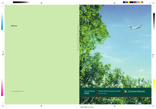 Thumbnail Cathay Pacific
 Annual Report 2008