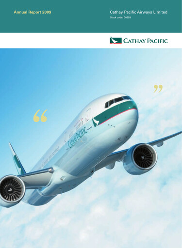 Thumbnail Cathay Pacific
 Annual Report 2009
