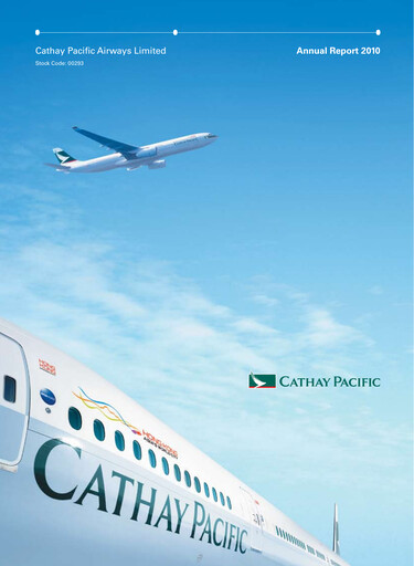 Thumbnail Cathay Pacific
 Annual Report 2010