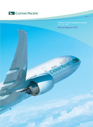 Thumbnail Cathay Pacific
 Annual Report 2012