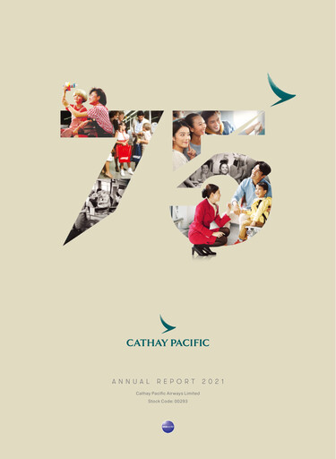 Thumbnail Cathay Pacific
 Annual Report 2021