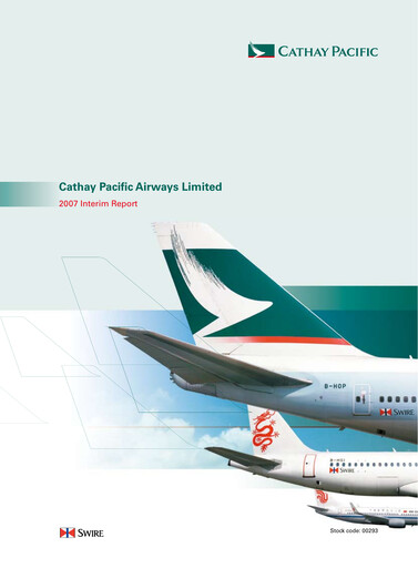 Thumbnail Cathay Pacific
 Half-year Report 2007-h1