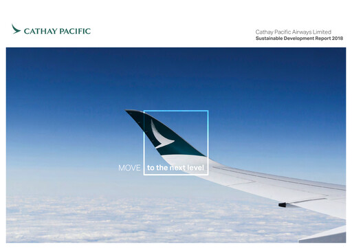 Miniature Cathay Pacific
 Rapport de durabilité 2018