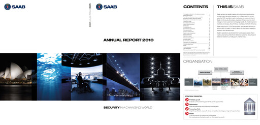 Thumbnail SAAB AB Annual Report 2010