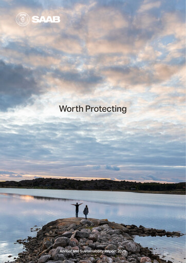 Thumbnail SAAB AB Annual Report 2021