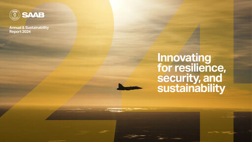 Thumbnail SAAB AB Annual Report 2024