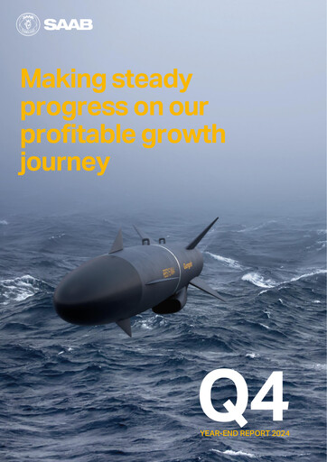 Vorschaubild SAAB AB Finanzbericht 2024