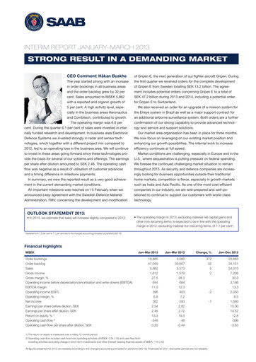 Thumbnail SAAB AB Quarterly Report 2013-q1